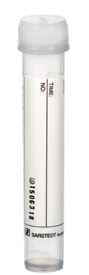 Probenröhre, 10 ml, Verschluss natur, (LxØ): 98,25 x 16,15 mm, mit Papieretikett