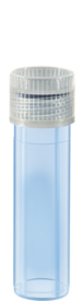 Tubo roscado, 8 ml, (LxØ): 57 x 16,5 mm, PP