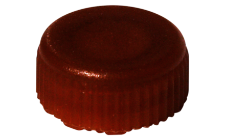 Screw cap, brown, sterile, suitable for screw cap micro tubes