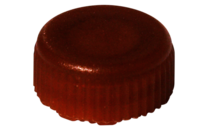 Screw cap, brown, sterile, suitable for screw cap micro tubes