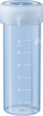 Tube avec bouchon à vis, 30 ml, (L x Ø) : 84 x 30 mm, PP, avec aplat