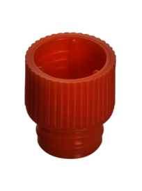 Push cap, orange, suitable for tubes Ø 11.5 and 12 mm