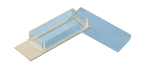 Cámara de cultivo celular x-well, 1 pocillo, en portaobjetos lumox®, marco despegable
