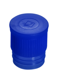 Bouchon pression, bleu, compatible avec tubes Ø 15,5, 16, 16,5, 16,8 et 17 mm