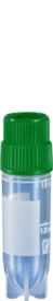 Tubo CryoPure, 2 ml, tapa roscada QuickSeal, verde