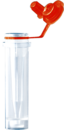 Microvette® CB 300 Lithium heparin LH, 300 µl, cap orange, push cap, flat base
