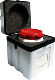 Maletín de transporte T 15, Bidón de boca ancha