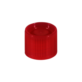 Bouchon à vis, rouge, compatible avec tubes Ø 16-16,5 mm