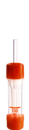 Microvette® 100 Heparina de litio, 100 µl, cierre naranja, fondo plano