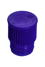 Eindrückstopfen, violett, passend für Röhren Ø 15,7 mm