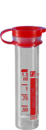 Micro sample tube Serum CAT, 1.3 ml, push cap, ISO