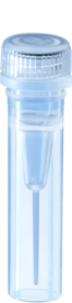 Microtube avec bouchon à vis, 0,5 ml, stérile