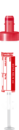 S-Monovette® EDTA K3, 4 ml, tampa vermelha, (CxØ): 75 x 15 mm, com etiqueta de papel