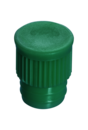 Push cap, green, suitable for tubes Ø 15.7 mm