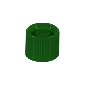 Bouchon à vis, vert, compatible avec tubes Ø 16-16,5 mm