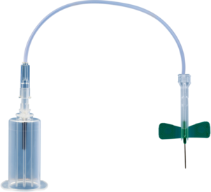 Safety-Multifly® needle, 21G x 3/4'', green, tube length: 200 mm, 1 piece(s)/blister