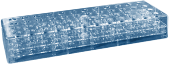 Ständer, PC, Rastermaß: 12 x 4, passend für Reagiergefäße 1,5 ml