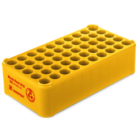 Block Rack D13, Ø opening: 13 mm, 5 x 10, yellow