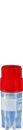 Tubo CryoPure, 1,2 ml, tampa de rosca QuickSeal, vermelha