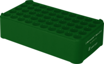Block Rack D13, Ø opening: 13 mm, 5 x 10, green