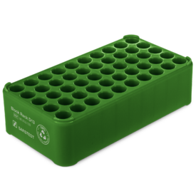 Block Rack D13, Ø opening: 13 mm, 5 x 10, green