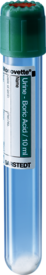V-Monovette® para urina, Ácido bórico, 10 ml, tampa verde, (CxØ): 100 x 15 mm, 50 unid./pacote