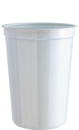 Multi-purpose container, max. volume: 250 ml, (LxØ): 100 x 73 mm, PS, white