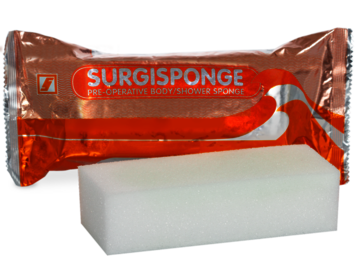 SURGISPONGE, impregnated with 4% chlorhexidine gluconate solution