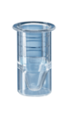 Cupule pour tubes, convient à tubes et S-Monovette Ø 15 mm, transparent
