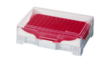 IsoFreeze® PCR Rack, PP, dimensão da grade: 12 x 8, adequado para recipientes PCR de 0,1 ml e 0,2 ml, cadeias de PCR e placas PCR