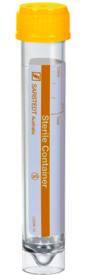 Screw cap tube, 10 ml, (LxØ): 97 x 16 mm, PS, with paper label