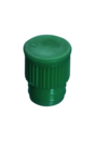 Push cap, green, suitable for tubes Ø 15.7 mm