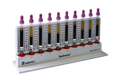 Portoir de VS, compatible avec S-Sedivette®, 10 postes de mesure
