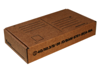 Embalaje de transporte correo postal, 198 x 107 x 38 mm, para muestras diagnósticas