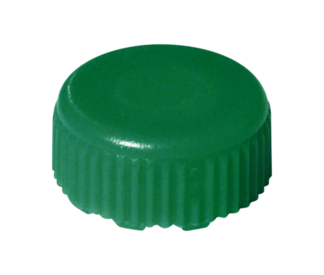 Screw cap, green, suitable for screw cap micro tubes