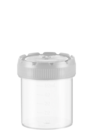 Multi-purpose container, 70 ml, (LxØ): 55 x 44 mm, graduated, PP, translucent