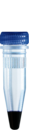 Micro sample tube 100 µl brillant, 100 µl, screw cap