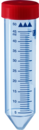 Tubo de rosca, 50 ml, (CxØ): 114 x 28 mm, PP, com impressão