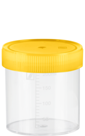 Becher multi-usage, volume max. : 250 ml, (L x Ø) : 78 x 70 mm, gradué(e), PP, transparent