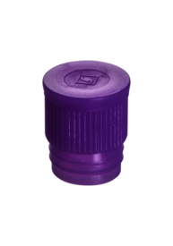 Bouchon pression, violet, compatible avec tubes Ø 16-17 mm