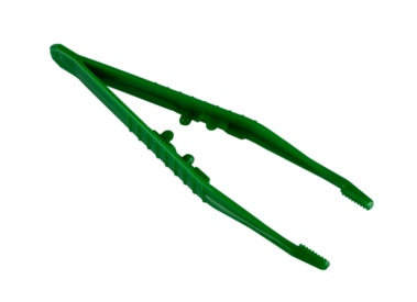 Forceps, height: 11 mm, green, PS