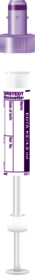 S-Monovette® EDTA K3, 4,9 ml, cierre violeta, (LxØ): 90 x 13 mm, con etiqueta de papel
