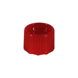Tapón de rosca, rojo, adecuada para tubos Ø 15,3 mm