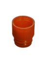 Push cap, orange, suitable for tubes Ø 13 mm
