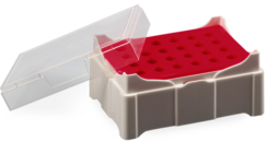 IsoFreeze® MCT Rack, PP, format: 6 x 4, suitable for reaction tubes Ø 10.8 mm (1.5 ml & 2 ml)