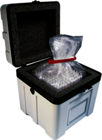 Maletín de transporte B 19, sin borde de apoyo lateral