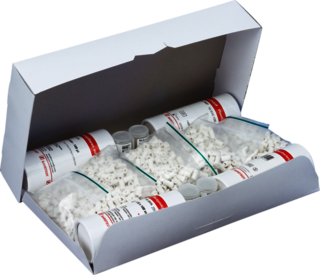 Blood gas capillary set, calcium-balanced lithium heparin, 100 µl