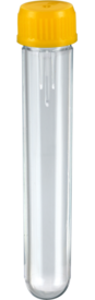Tube avec bouchon à vis, 12 ml, (L x Ø) : 99 x 16 mm, PS