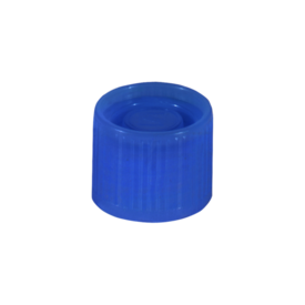 Screw cap, blue, suitable for tubes Ø 16-16.5 mm