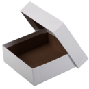 Boîte de conservation, couvercle coiffant, carton